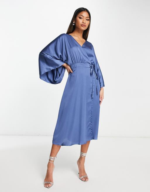 Midi length kimono best sale