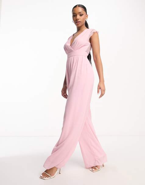 Formal clearance pink jumpsuit