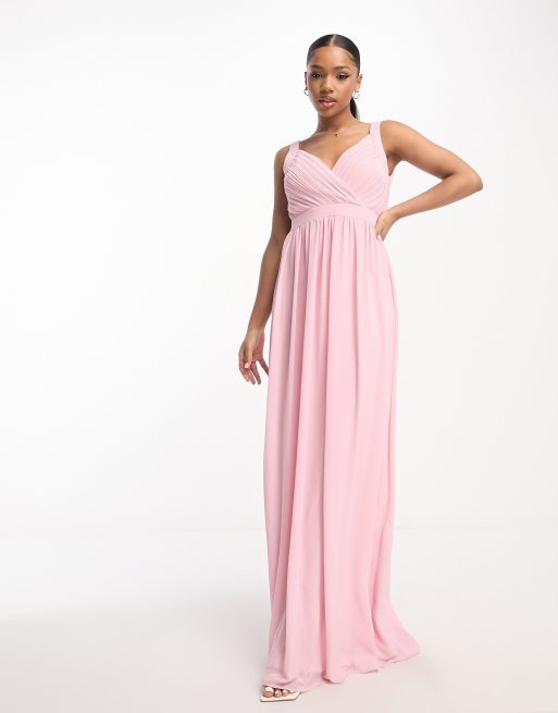 Dusty pink maxi dresses sale