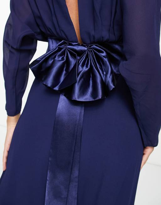 Dark navy sales sheer wrap