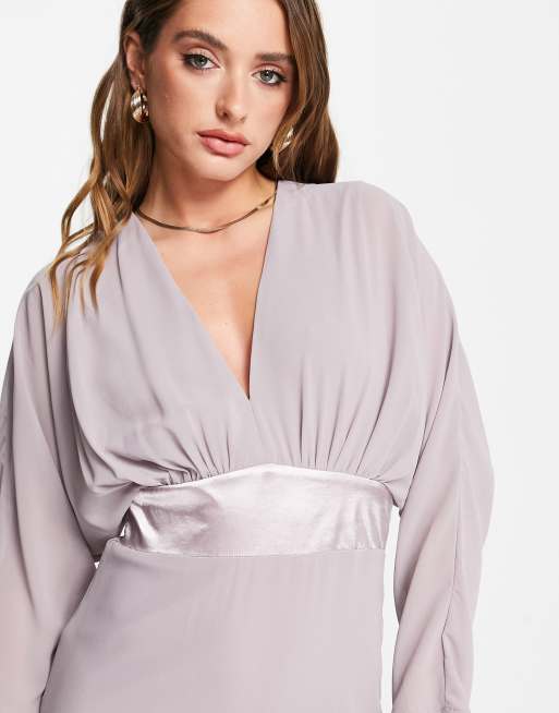 Lavender grey 2024 maxi dress