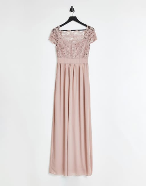 maxikleid mauve