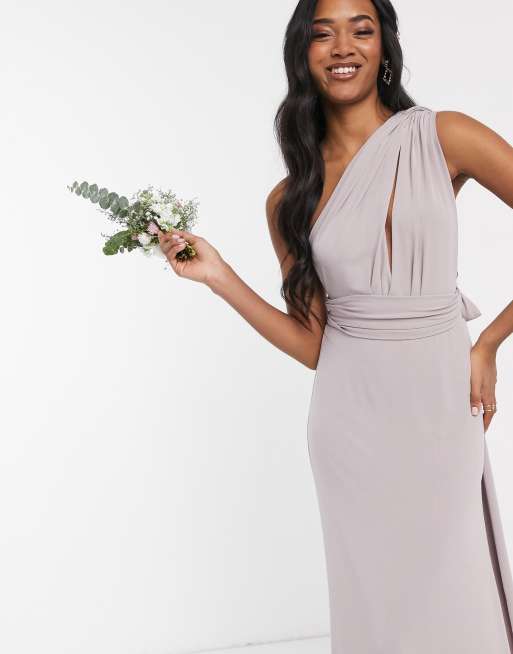 Asos bridesmaid grey sale