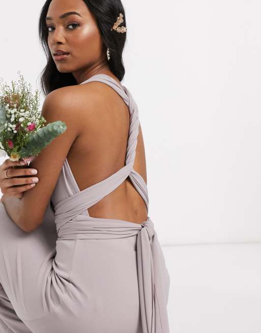 Asos bridesmaid outlet grey