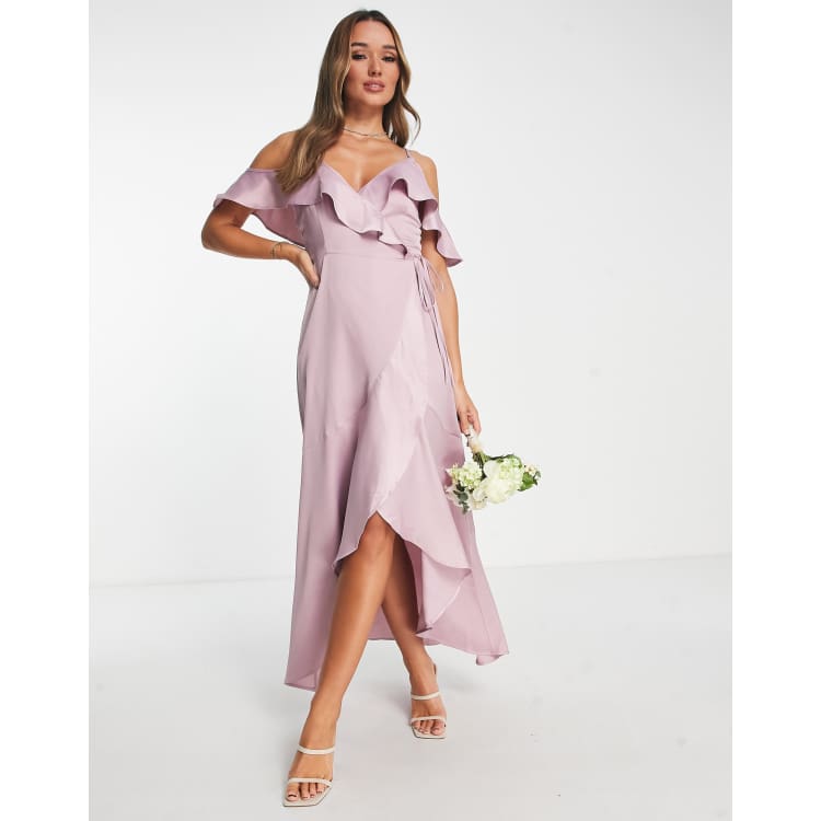 Lipsy cold clearance shoulder maxi dress