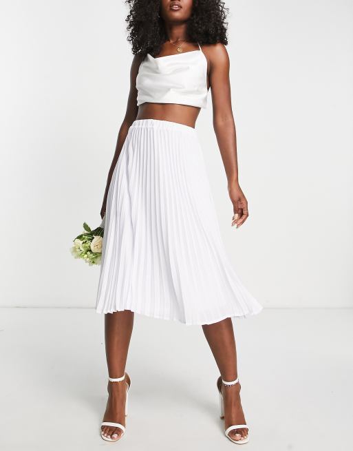 White midi skirt clearance asos