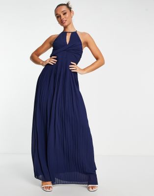 Tfnc pleated 2024 bridesmaid dress