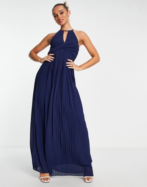 Navy blue hotsell bridesmaid dresses asos