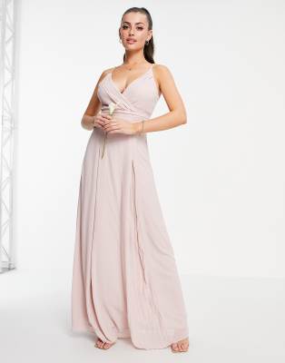 Tfnc bridesmaid exclusive outlet cami wrap maxi