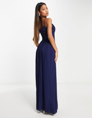 tfnc cold shoulder wrap maxi bridesmaid dress with fishtail