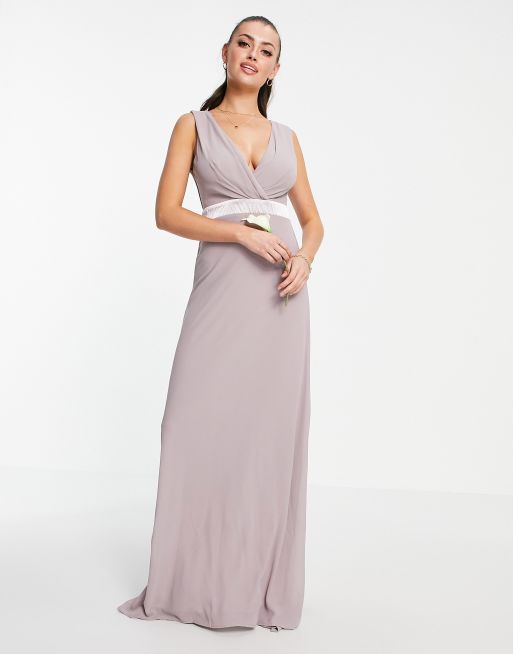 Asos grey outlet bridesmaid