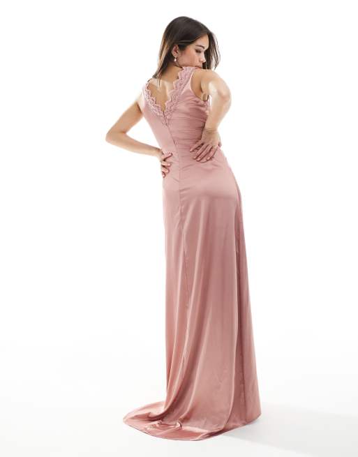 slim fit dress slacks Sofia flutter skirt prom dress, bridesmaid dress 3 colours