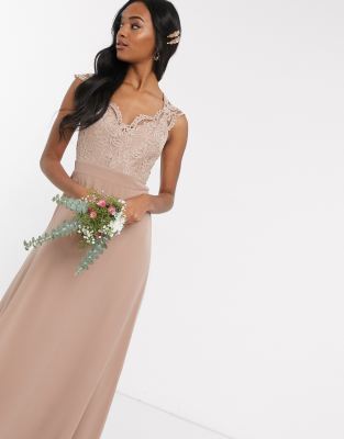 tfnc mink bridesmaid dress