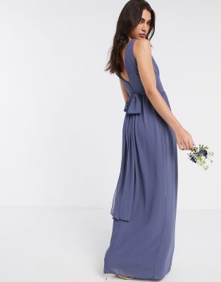 asos light blue bridesmaid dress