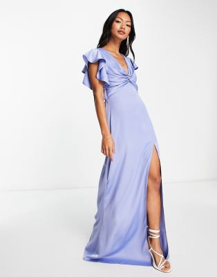 Twist Front Maxi Dress