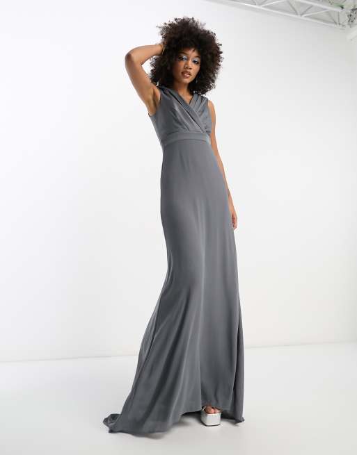 Tfnc grey bridesmaid clearance dress