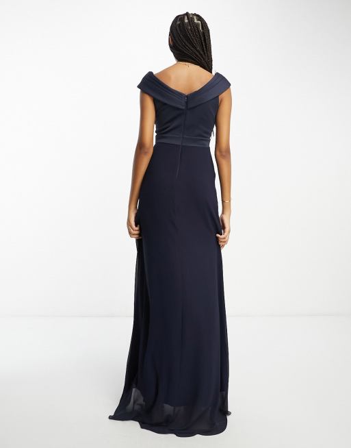 Tfnc bardot maxi outlet bridesmaid