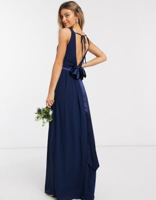 asos bridesmaid navy