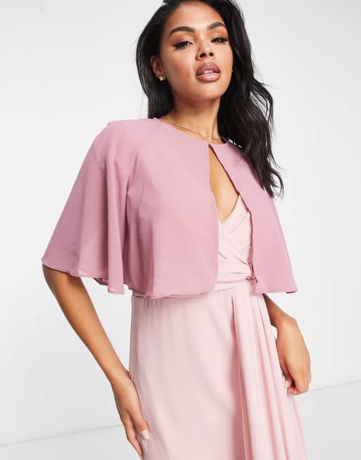 TFNC – Brudtärnor – Lavendelfärgad cape i chiffon