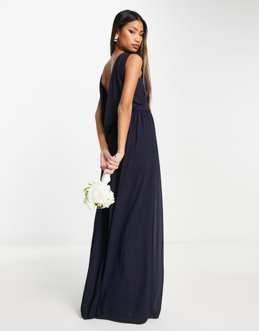 Tfnc low v on sale back maxi dress