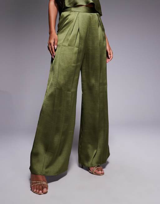 TFNC - Elegante broek in olijfgroen, 5 van 5