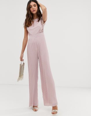 lace detail jumpsuit