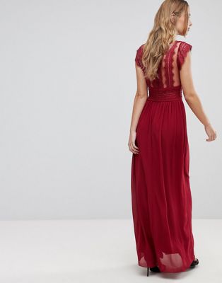 designer long sleeve maxi dress