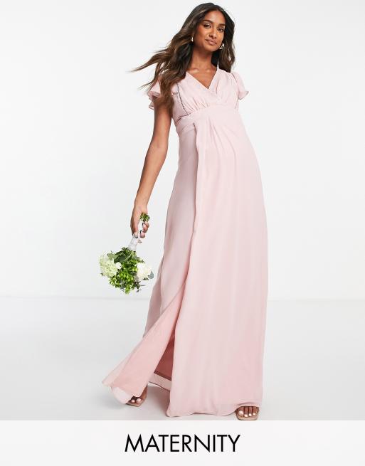 Maternity bridesmaid sale dresses pink