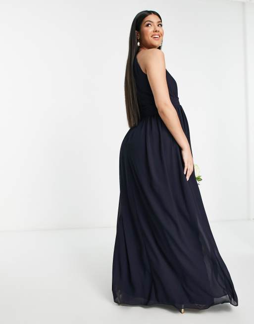 Tfnc pleated clearance maxi bridesmaid dress