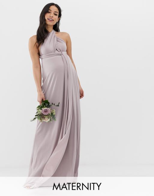 TFNC Maternity bridesmaid  exclusive multiway  maxi dress  in 