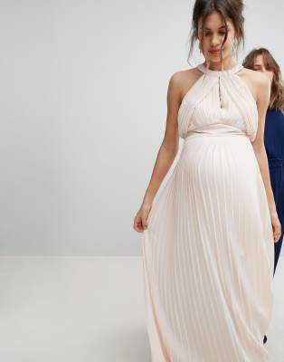 pink maternity bridesmaid dresses