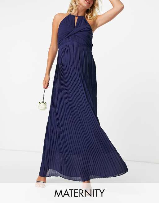 Asos navy maternity dress hotsell