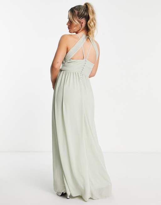 slim fit dress slacks Made in USA Sage Green Infinity Dress Multiway Bridesmaid Dress Convertible Made in USA main image 1
