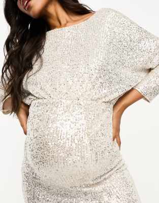 Sequin Pregnant Dress