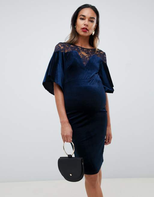 Meaning maternity navy dress tfnc sequin bodycon midi in catalog