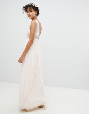 asos maxi bridesmaid dress