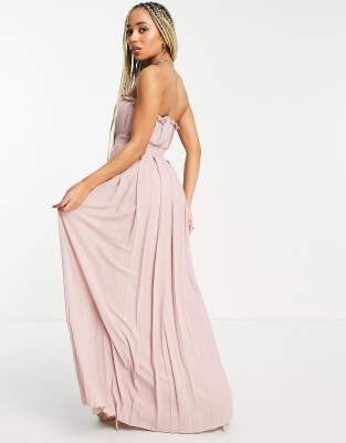 tfnc pale mauve dress