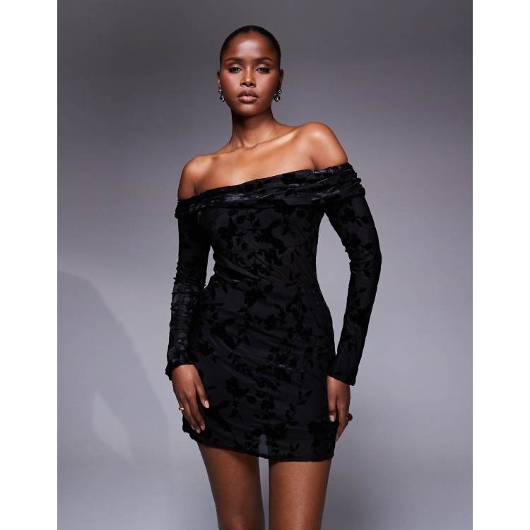 アメリヴィンテージ UND VELOUR OFF SHOULDER DRESS アメリ