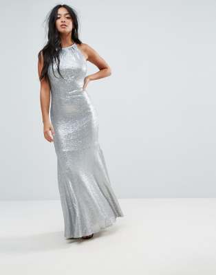 sequin maxi dress petite