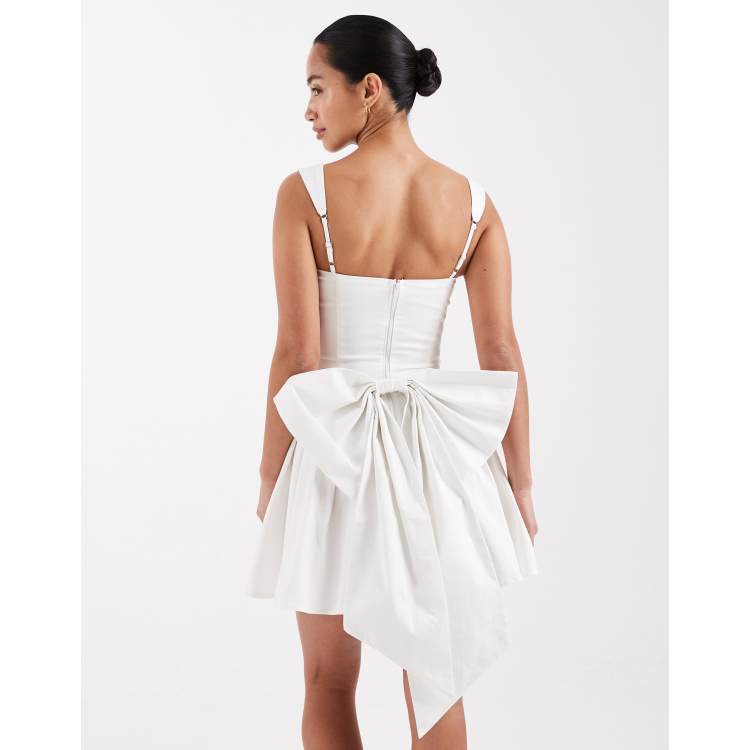 corset dress with bows Lilibet