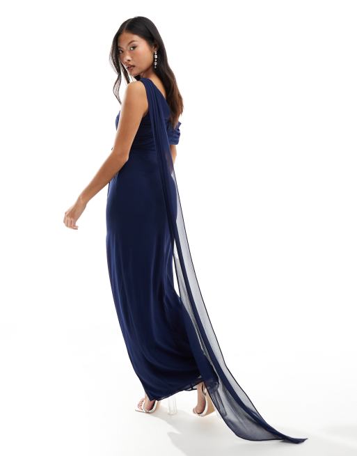 Chiffon maxi dress petite best sale