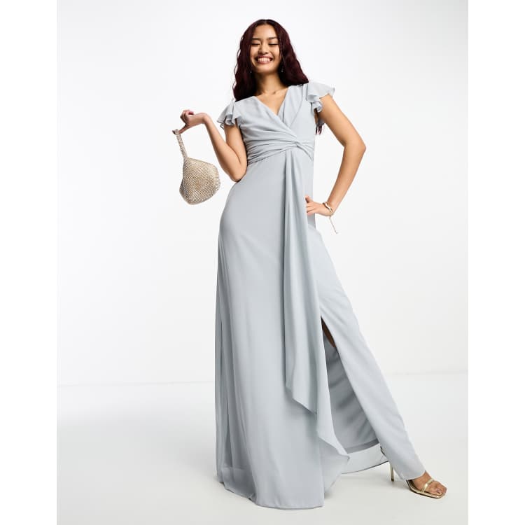 Asos grey bridesmaid dresses best sale