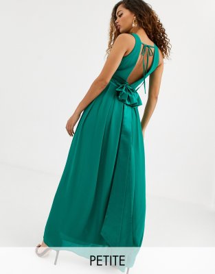 emerald maxi dress