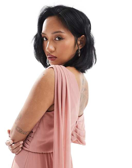 Hallie One Shoulder Drape Maxi Dress Hallie One Shoulder Drape Maxi Dress