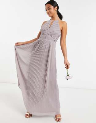 asos tfnc grey bridesmaid dresses