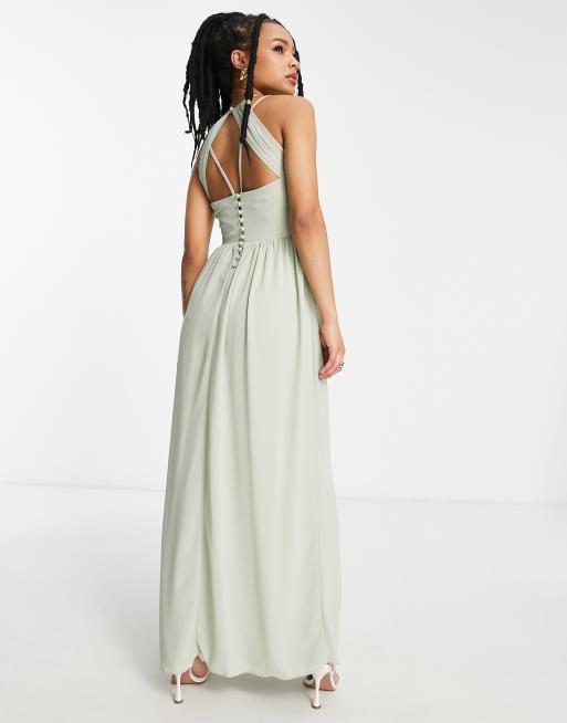 Tfnc sage green outlet dress