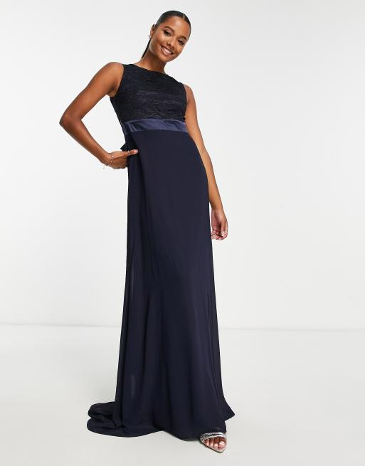 Petite chiffon 2024 maxi dress