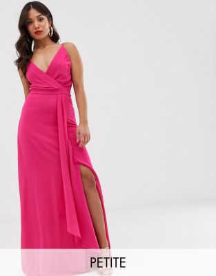 fuschia maxi skirt