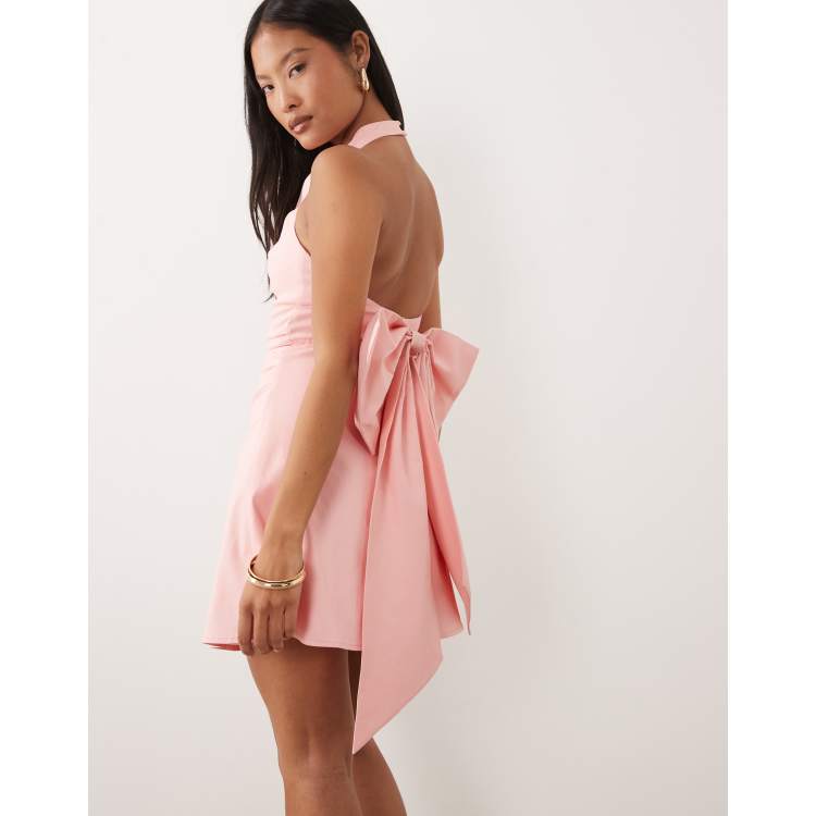 halter neck dress with collar Sofia Collections Women's Dress Seashell Black / M/L -