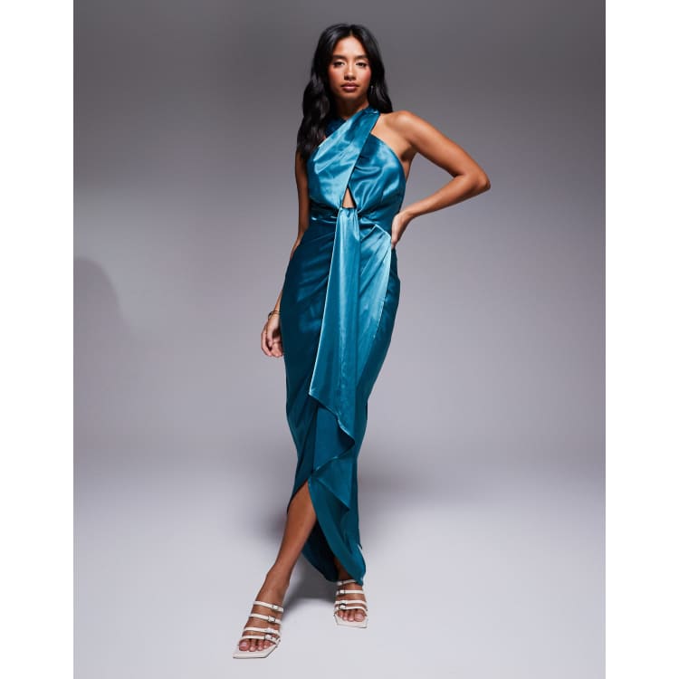 slim fit dress slacks Turquoise